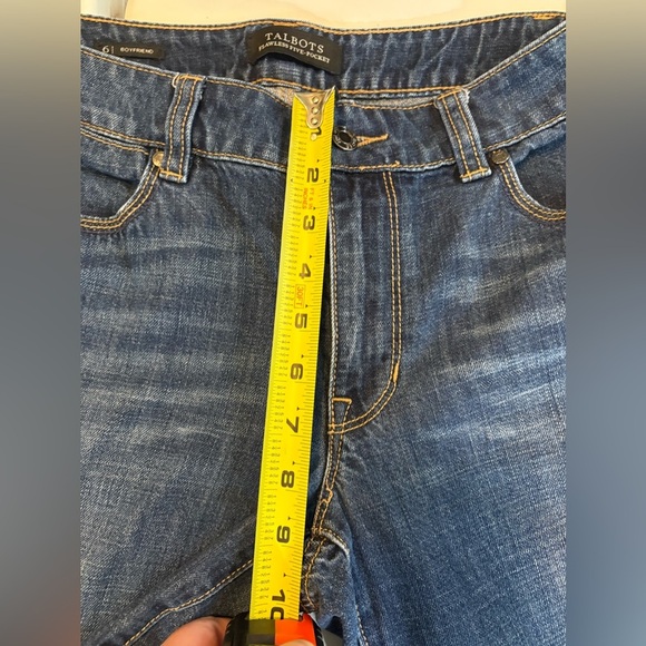 Talbots Flawless 5 Pocket Boyfriend Jeans Size 6 GUC 0422 - Picture 6 of 9